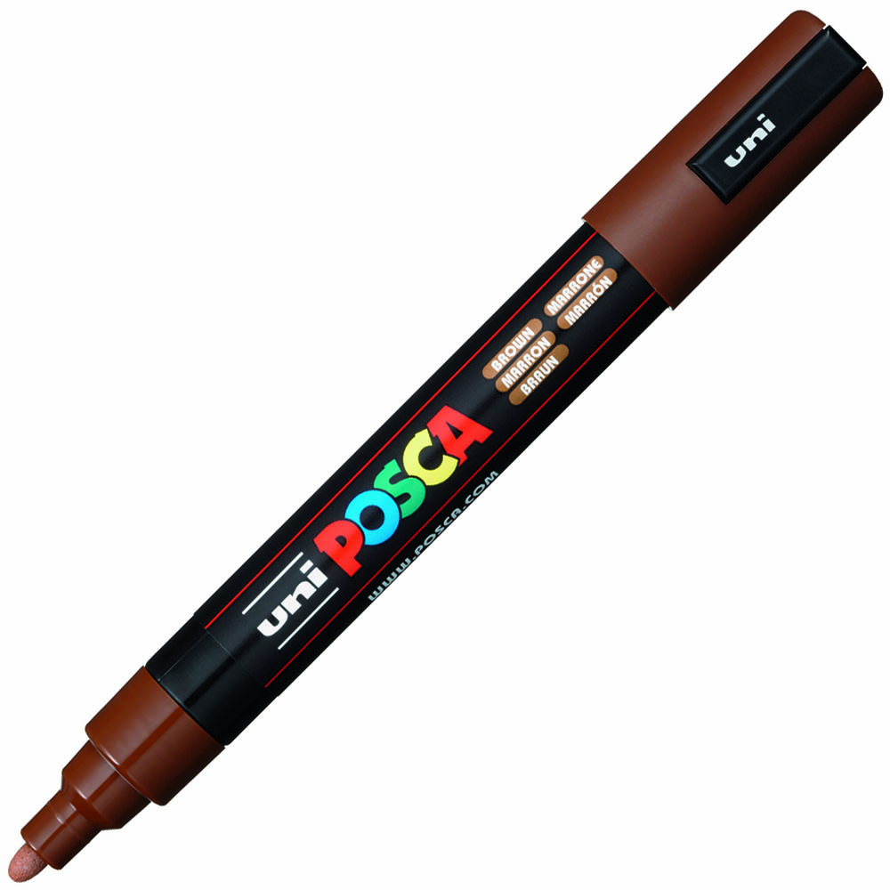 Image for POSCA PC-3M PAINT MARKER BULLET FINE 1.3MM BROWN from Connelly's Office National