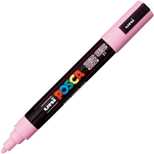Image for POSCA PC-3M PAINT MARKER BULLET FINE 1.3MM LIGHT PINK from Angletons Office National