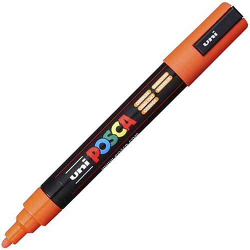 Image for POSCA PC-3M PAINT MARKER BULLET FINE 1.3MM ORANGE from Office National Limestone Coast
