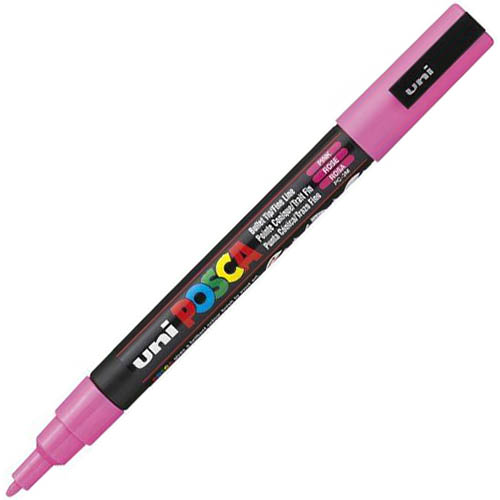 Image for POSCA PC-3M PAINT MARKER BULLET FINE 1.3MM PINK from PaperChase Office National