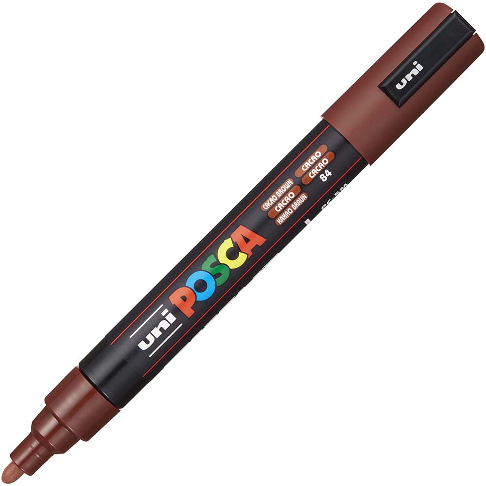Image for POSCA PC-5M PAINT MARKER BULLET MEDIUM 2.5MM CACAO BROWN from Office National Balcatta