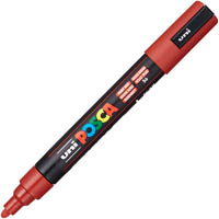 posca pc-5m paint marker bullet medium 2.5mm ruby red