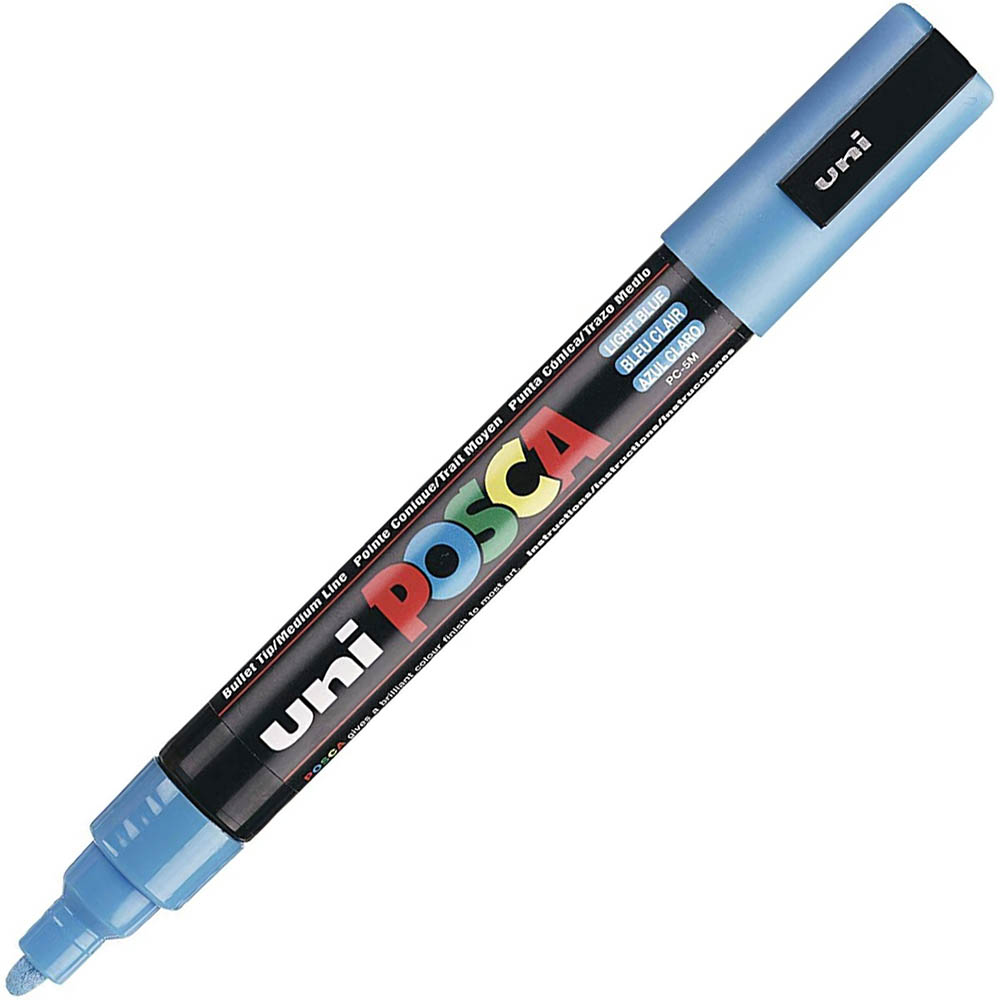 Image for POSCA PC-5M PAINT MARKER BULLET MEDIUM 2.5MM LIGHT BLUE from PaperChase Office National