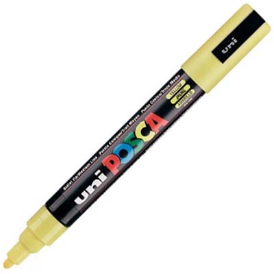 Image for POSCA PC-5M PAINT MARKER BULLET MEDIUM 2.5MM YELLOW from Mackay Business Machines (MBM) Office National