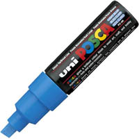 posca pc-8k paint marker chisel broad 8mm blue