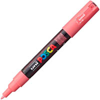 posca pc-1m paint marker bullet extra fine 1.0mm coral pink
