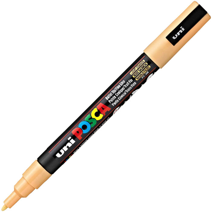 Image for POSCA PC-1M PAINT MARKER BULLET EXTRA FINE 1.0MM LIGHT ORANGE from Angletons Office National