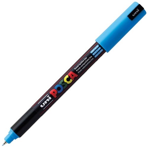 Image for POSCA PC-1MR PAINT MARKER BULLET ULTRA FINE 0.7MM LIGHT BLUE from Office National Perth CBD