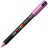 posca pc-1mr paint marker bullet ultra fine 0.7mm metallic pink