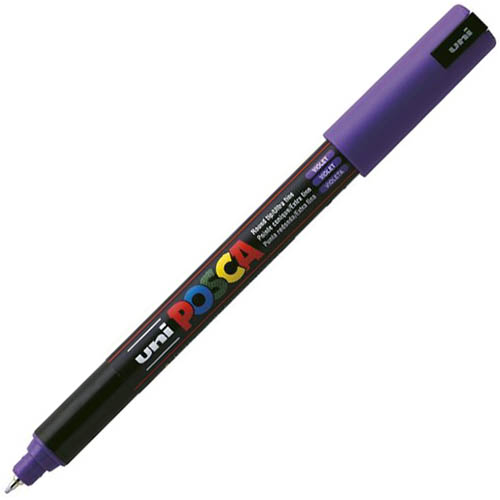 Image for POSCA PC-1MR PAINT MARKER BULLET ULTRA FINE 0.7MM VIOLET from PaperChase Office National