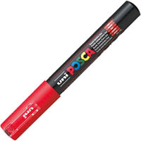 posca pc-1m paint marker bullet extra fine 1.0mm red