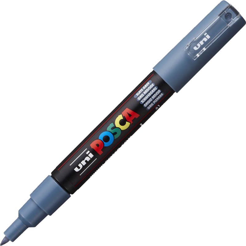 Image for POSCA PC-1M PAINT MARKER BULLET EXTRA FINE 1.0MM SLATE GREY from PaperChase Office National
