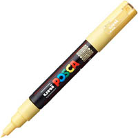 posca pc-1m paint marker bullet extra fine 1.0mm straw yellow