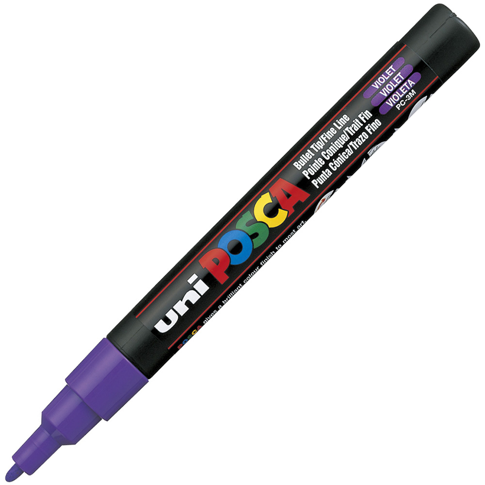 Image for POSCA PC-3M PAINT MARKER BULLET FINE 1.3MM VIOLET from PaperChase Office National