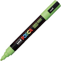 posca pc-5m paint marker bullet medium 2.5mm apple green