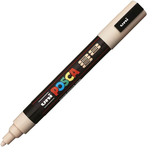 Image for POSCA PC-5M PAINT MARKER BULLET MEDIUM 2.5MM BEIGE from Discount Office National