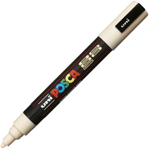 Image for POSCA PC-5M PAINT MARKER BULLET MEDIUM 2.5MM IVORY from Office National Perth CBD