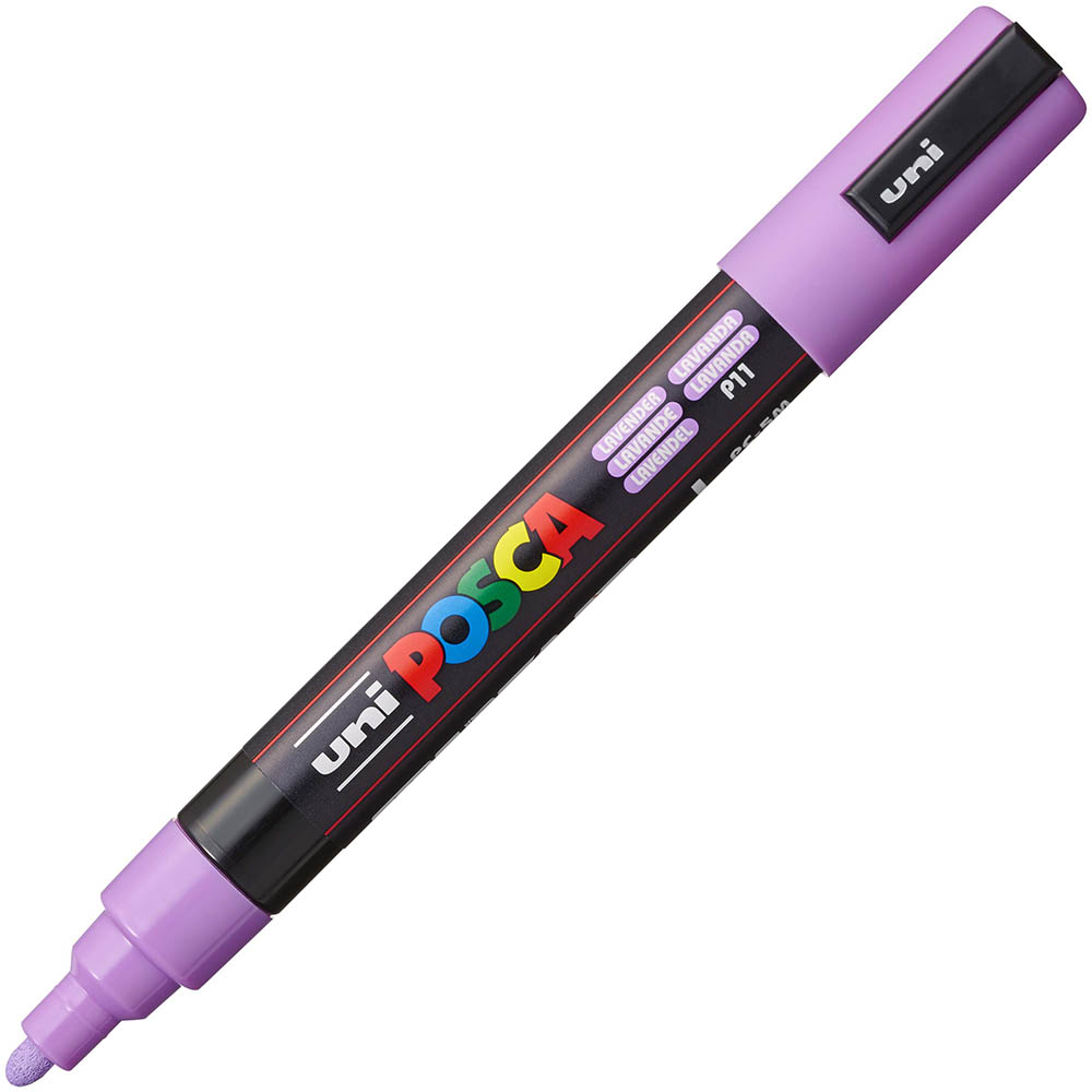 Image for POSCA PC-5M PAINT MARKER BULLET MEDIUM 2.5MM PASTEL LAVENDER from Office National Mount Gambier