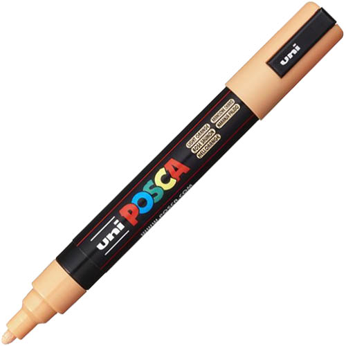 Image for POSCA PC-5M PAINT MARKER BULLET MEDIUM 2.5MM LIGHT ORANGE from Emerald Office Supplies Office National