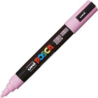 posca pc-5m paint marker bullet medium 2.5mm light pink