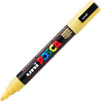 posca pc-5m paint marker bullet medium 2.5mm straw yellow