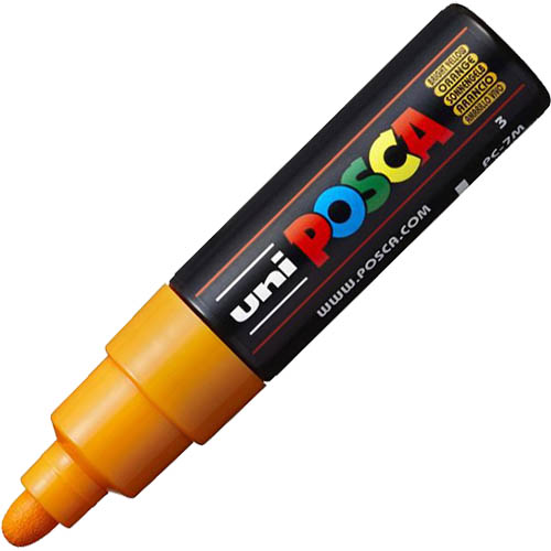 Image for POSCA PC-7M PAINT MARKER BULLET BOLD 5.5MM BRIGHT YELLOW from Office National Balcatta