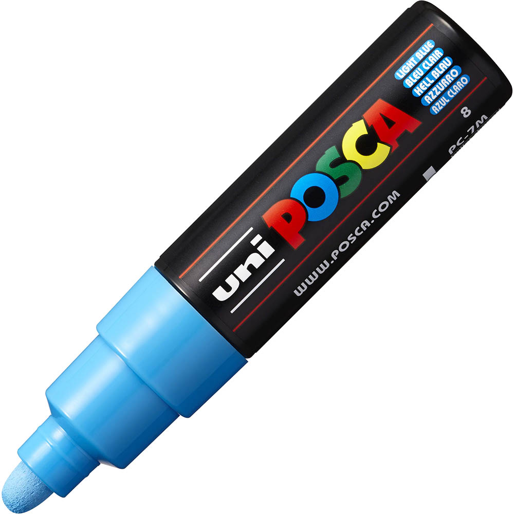 Image for POSCA PC-7M PAINT MARKER BULLET BOLD 5.5MM LIGHT BLUE from Discount Office National