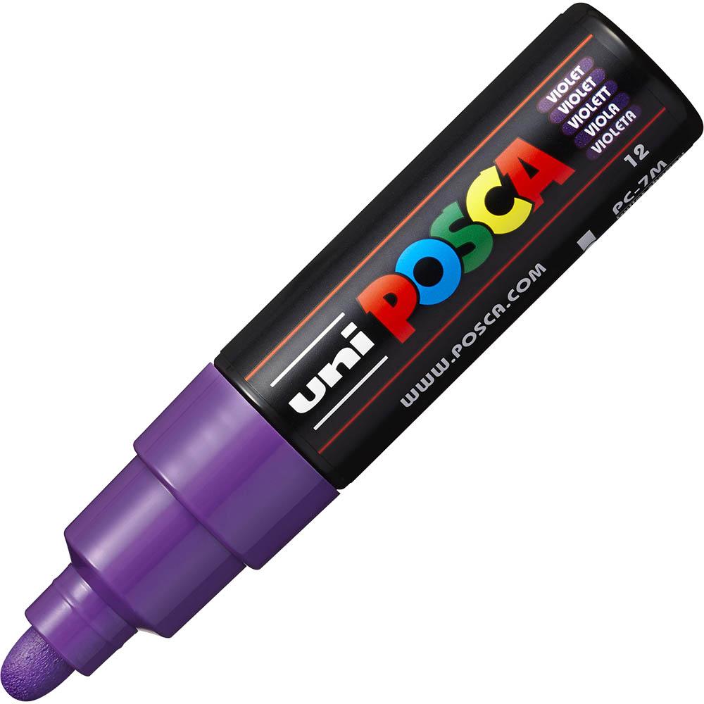 Image for POSCA PC-7M PAINT MARKER BULLET BOLD 5.5MM VIOLET from Surry Office National