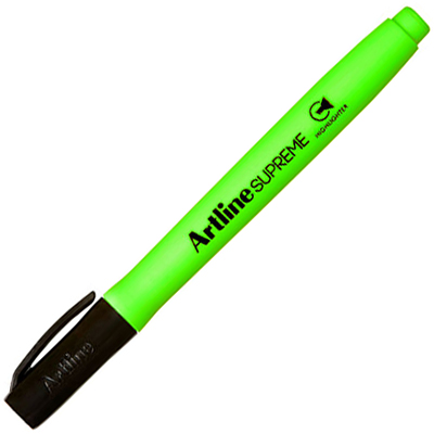 Image for ARTLINE SUPREME ANTIMICROBIAL HIGHLIGHTER CHISEL GREEN from PaperChase Office National