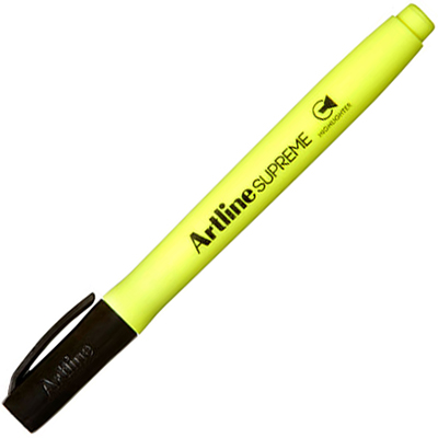 Image for ARTLINE SUPREME ANTIMICROBIAL HIGHLIGHTER CHISEL YELLOW from Axsel Office National
