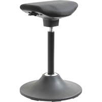 pergo vee perching stool 4d seat movement disc base black