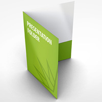 custom print presentation folder one side celloglazed 310gsm (310 x 220mm) full colour print both sides