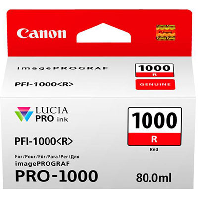 Image for CANON PFI1000R INK CARTRIDGE RED from Office National