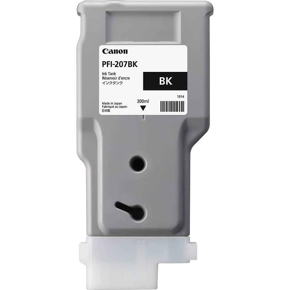 Image for CANON PFI207BK INK CARTRIDGE 300ML BLACK from OFFICE NATIONAL CANNING VALE