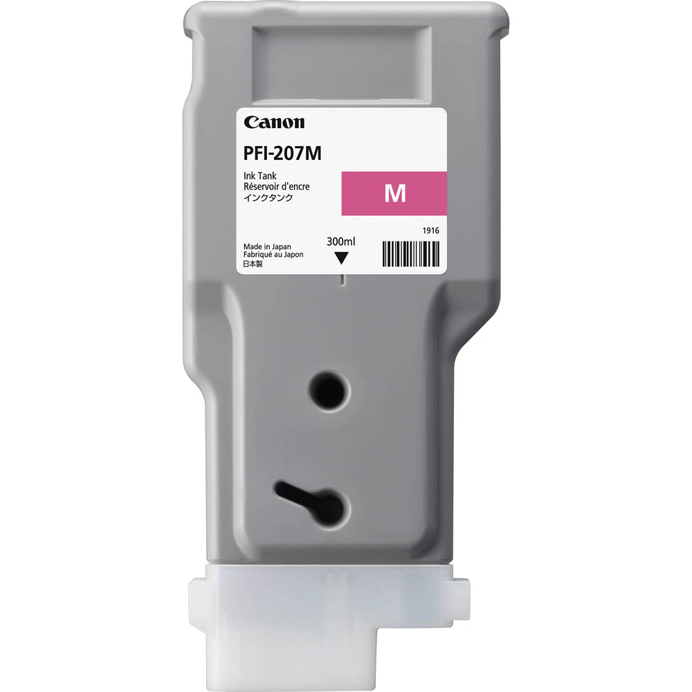Image for CANON PFI207M INK CARTRIDGE 300ML MAGENTA from Complete Stationery Office National (Devonport & Burnie)
