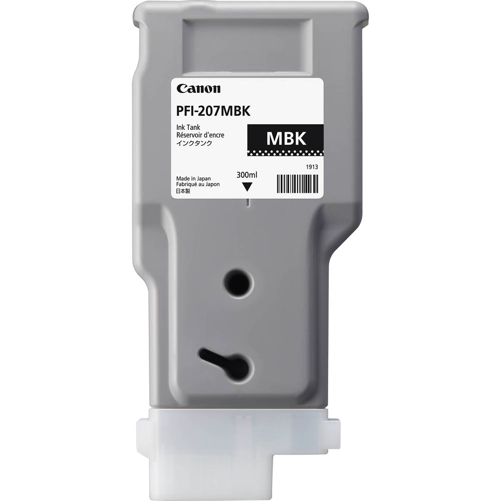 Image for CANON PFI207MBK INK CARTRIDGE 300ML MATTE BLACK from PaperChase Office National