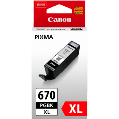 Image for CANON PGI670XL INK CARTRIDGE HIGH YIELD BLACK from Connelly's Office National