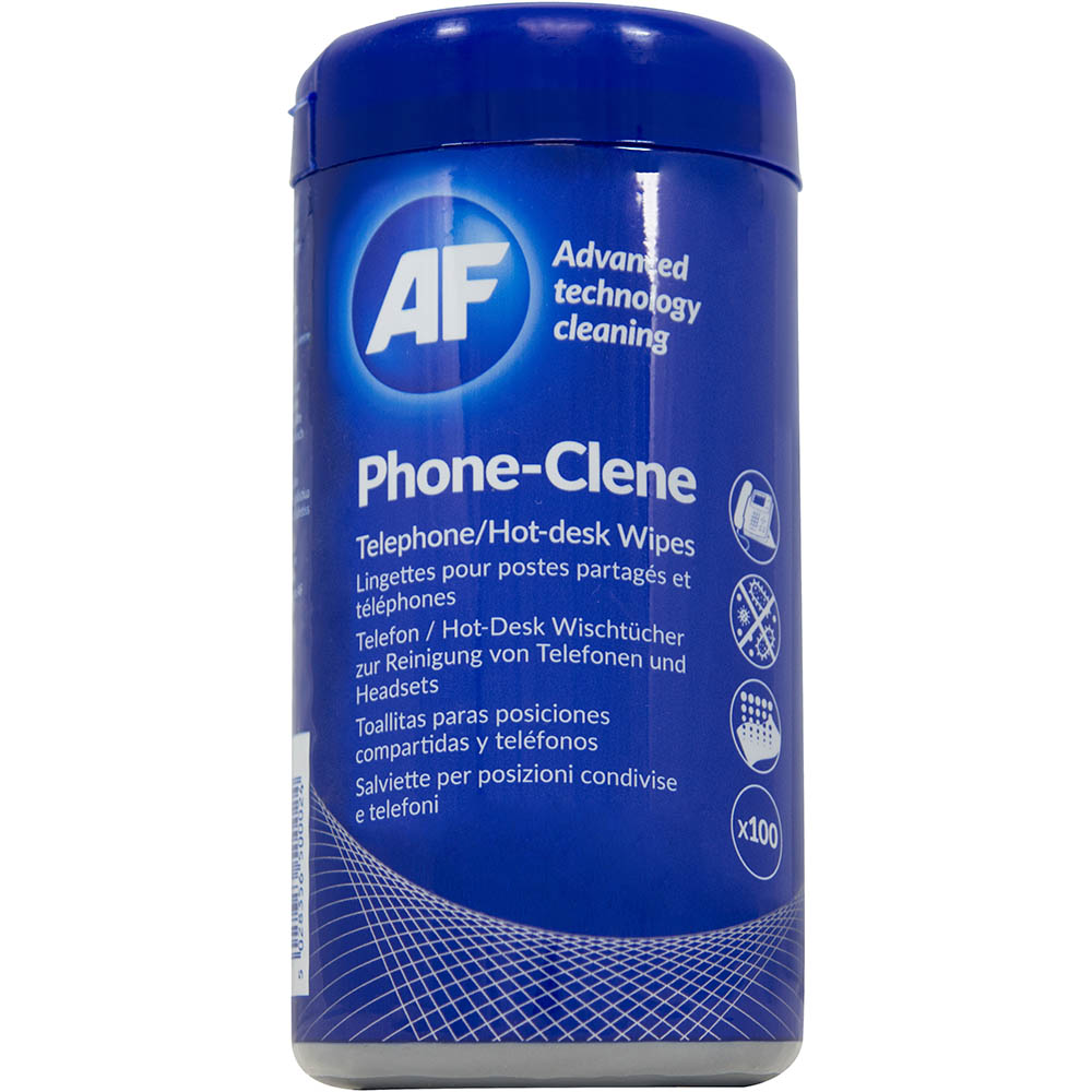 Image for AF PHONE-CLENE WIPES TUB 100 from Coleman's Office National
