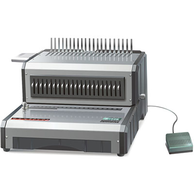 Image for QUPA D160 ELECTRIC BINDING MACHINE PLASTIC COMB GREY from Two Bays Office National