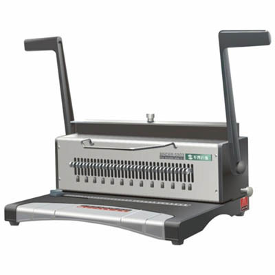 Image for QUPA S303 MANUAL BINDING MACHINE WIRE COMB GREY from Two Bays Office National