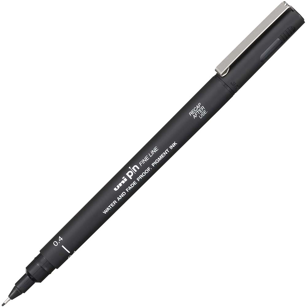 Image for UNI-BALL 200 PIN FINELINER PEN 0.4MM BLACK from OFFICE NATIONAL CANNING VALE