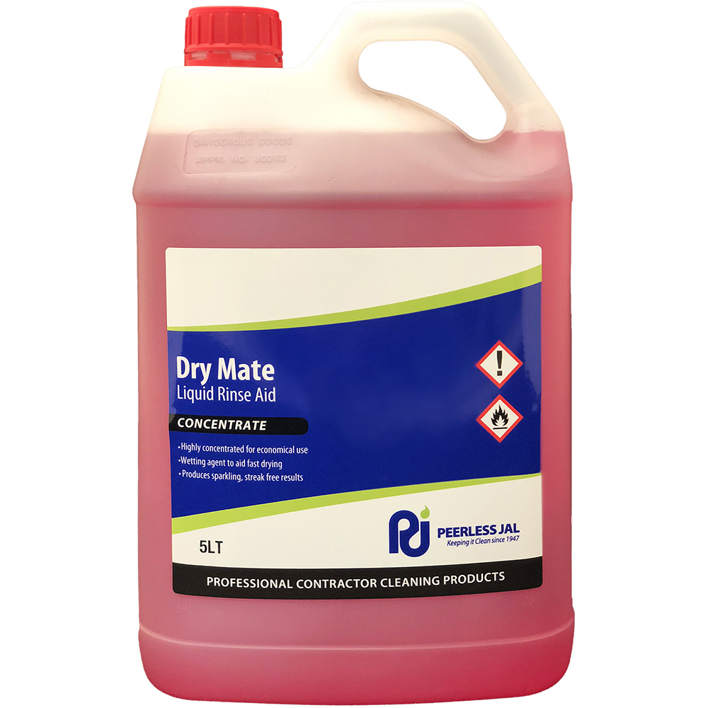 Image for PEERLESS JAL DRY MATE LIQUID DISHWASHER RINSE AID CONCENTRATE 5 LITRE from PaperChase Office National