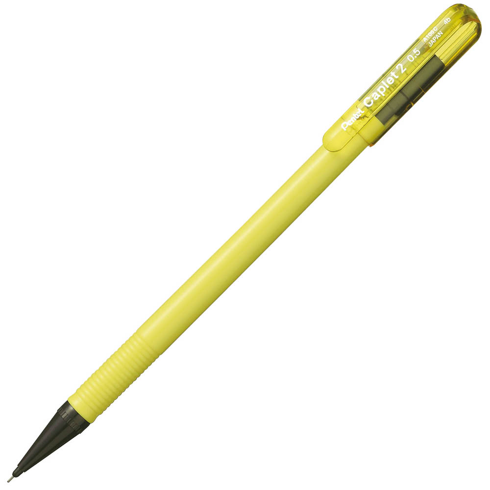 Image for PENTEL A105 CAPLET 2 MECHANICAL PENCIL 0.5MM YELLOW BOX 12 from Office National Capalaba