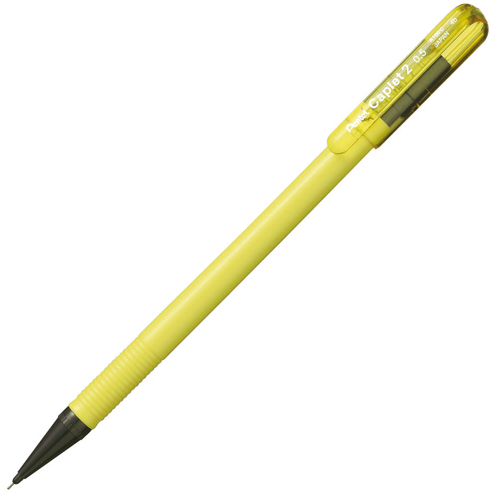 Image for PENTEL A105 CAPLET 2 MECHANICAL PENCIL 0.5MM YELLOW BOX 12 from Angletons Office National