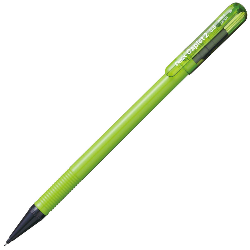 Image for PENTEL A105 CAPLET 2 MECHANICAL PENCIL 0.5MM GREEN BOX 12 from Angletons Office National