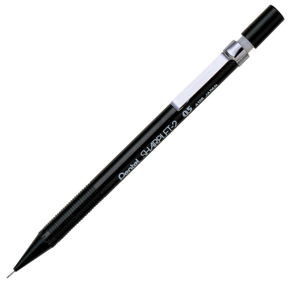 Image for PENTEL A125 SHARPLET 2 MECHANICAL PENCIL 0.5MM BLACK BOX 12 from Angletons Office National