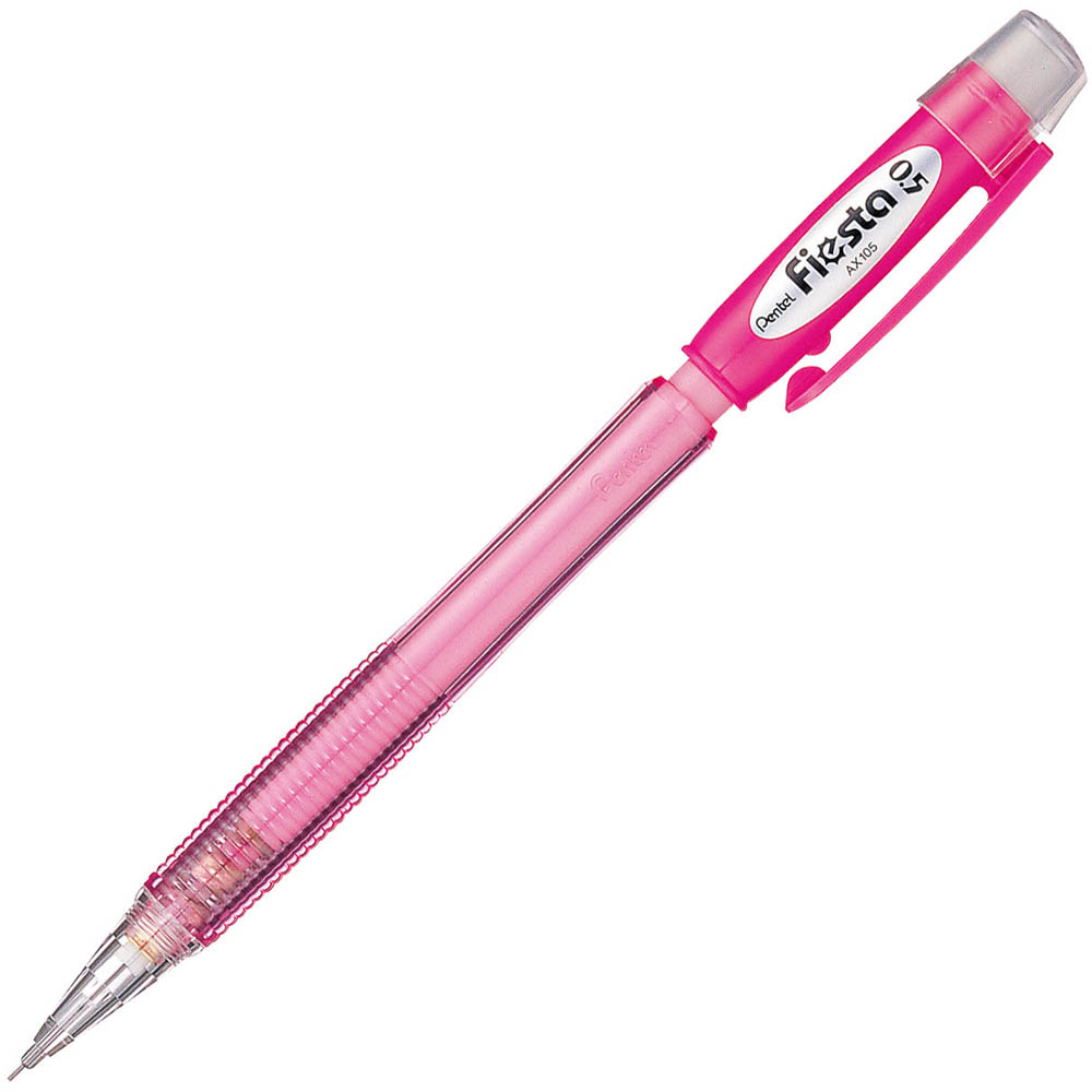 Image for PENTEL AX105 FIESTA MECHANICAL PENCIL 0.5MM RED BOX 12 from PaperChase Office National