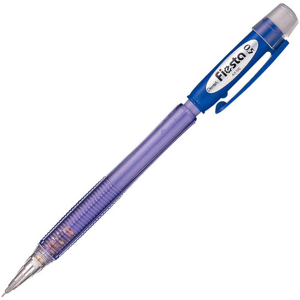 Image for PENTEL AX105 FIESTA MECHANICAL PENCIL 0.5MM BLUE BOX 12 from OFFICE NATIONAL CANNING VALE
