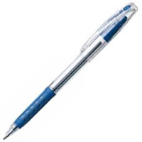 pentel bk101 hyper-g ballpoint pens medium blue pack 12
