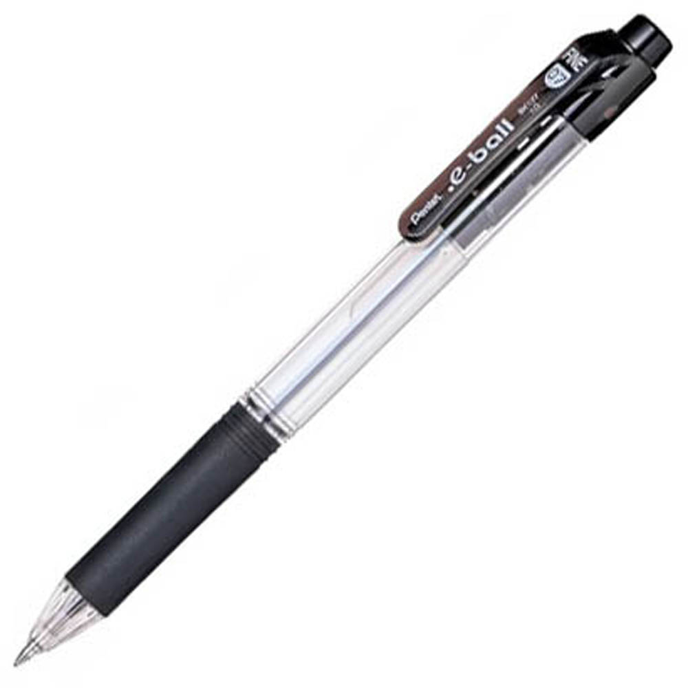 Image for PENTEL BK127 E-BALL RETRACTABLE BALLPOINT PEN 0.7MM BLACK BOX 12 from Office National ONE Solution Business Supplies